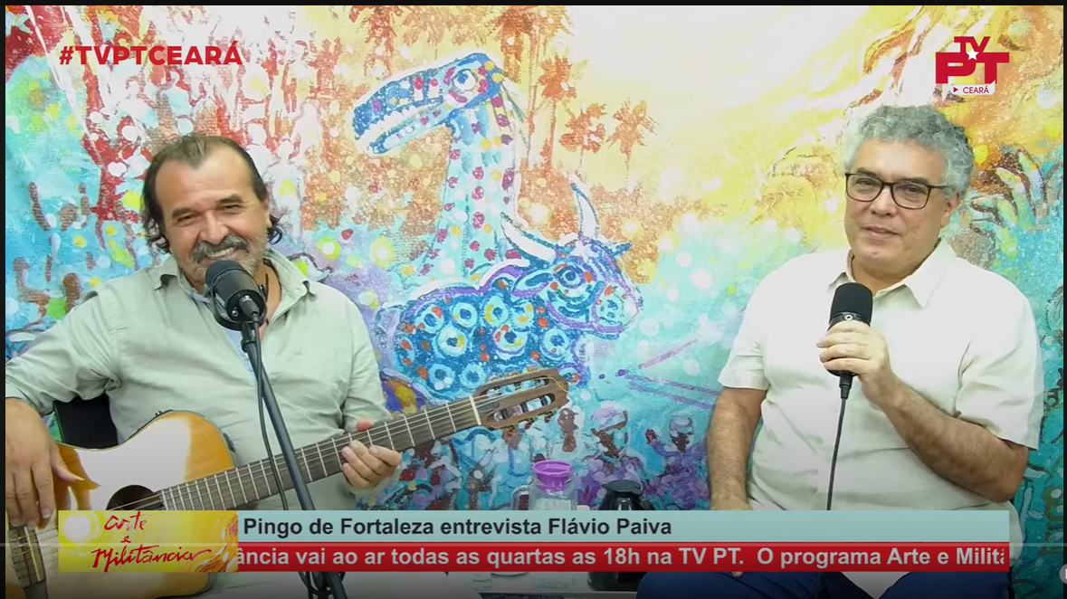 Pingo de Fortaleza entrevista Flávio Paiva (Arte e Militância, 17/09/2025)